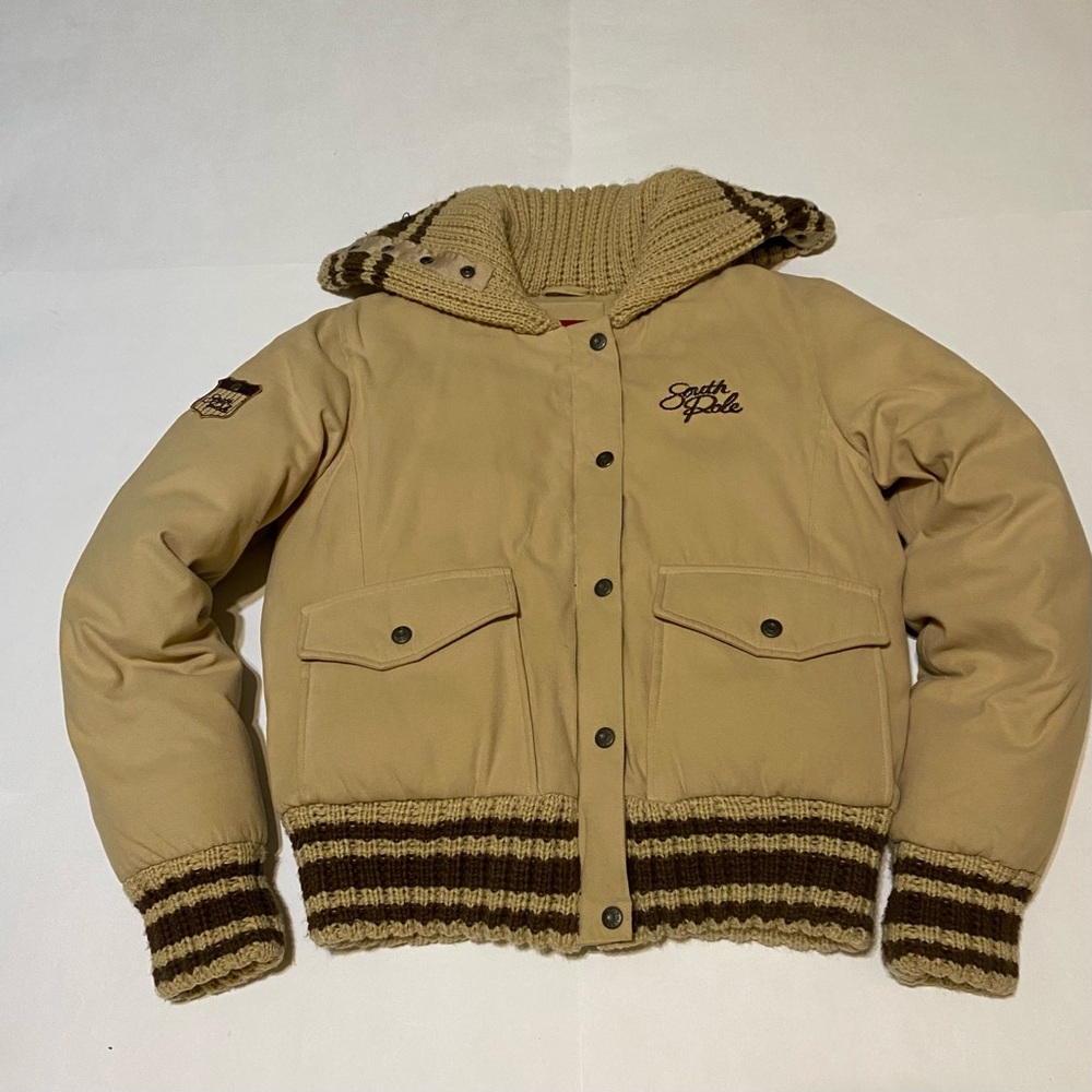 South Pole down puffer coat size large